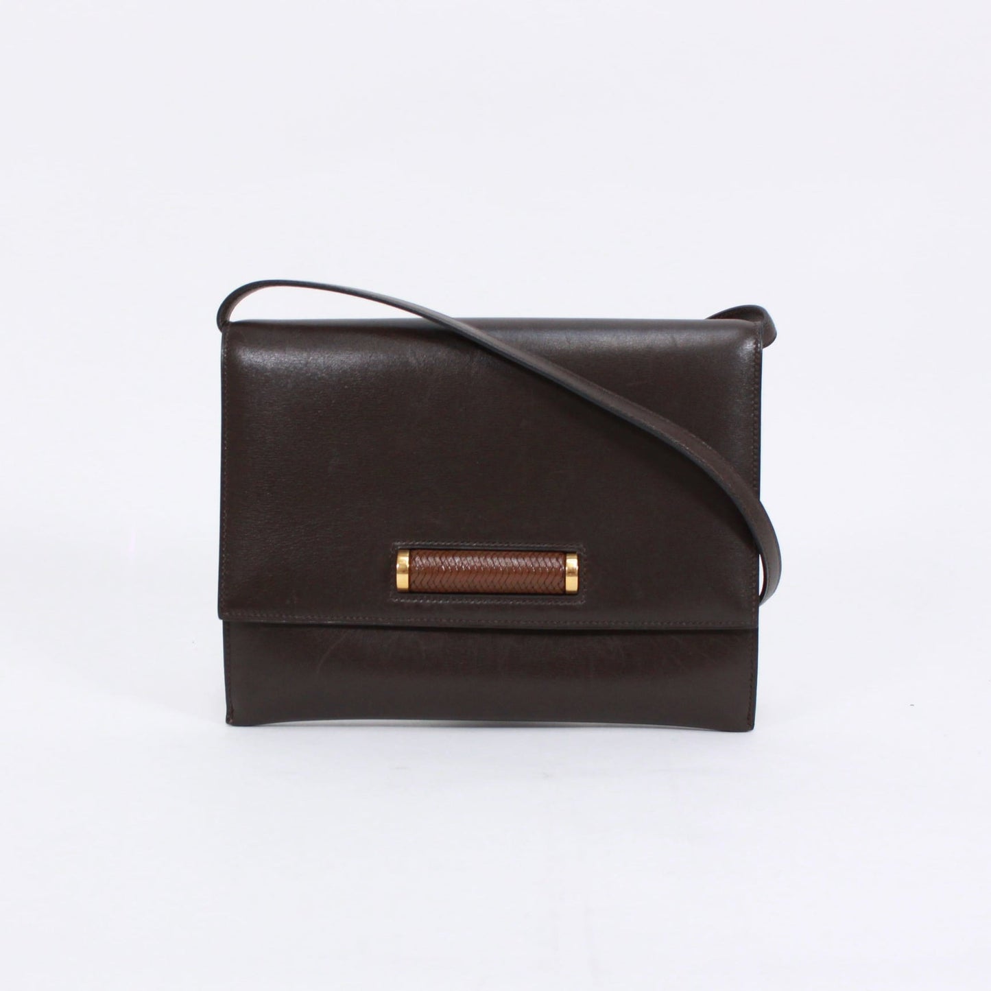 Hermès 2WAY Havana Clutch Bag Box Calf Brown – Fair | L’LUXE Vintage