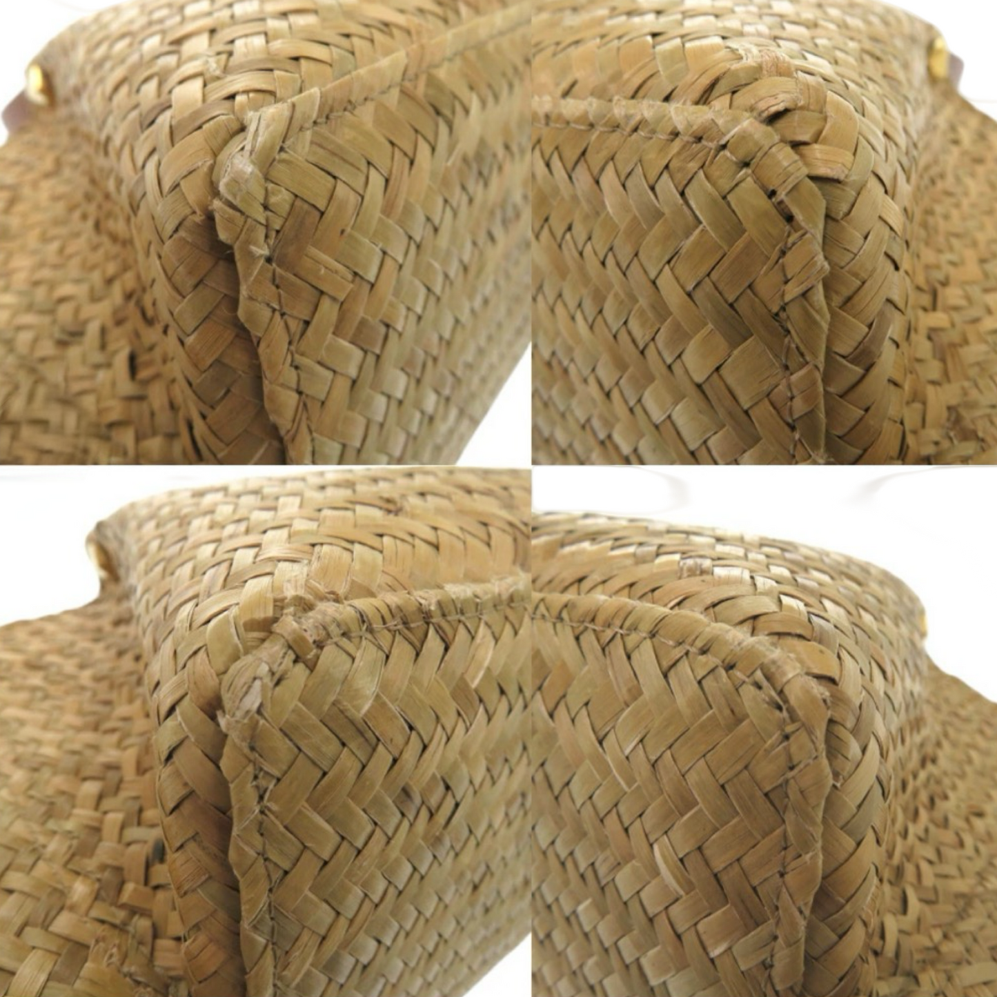 Valentino Garavani V Logo Straw 2-Way Tote Crossbody Beige Brown – Excellent Condition | L’LUXE Authentic’s