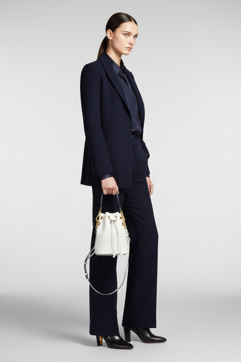 Fendi Mini Mon Tresor Calf Shoulder Bag F11CB/Bianco/Gold – Great Condition | Authentic Pre-Owned | L’LUXE Authentic’s