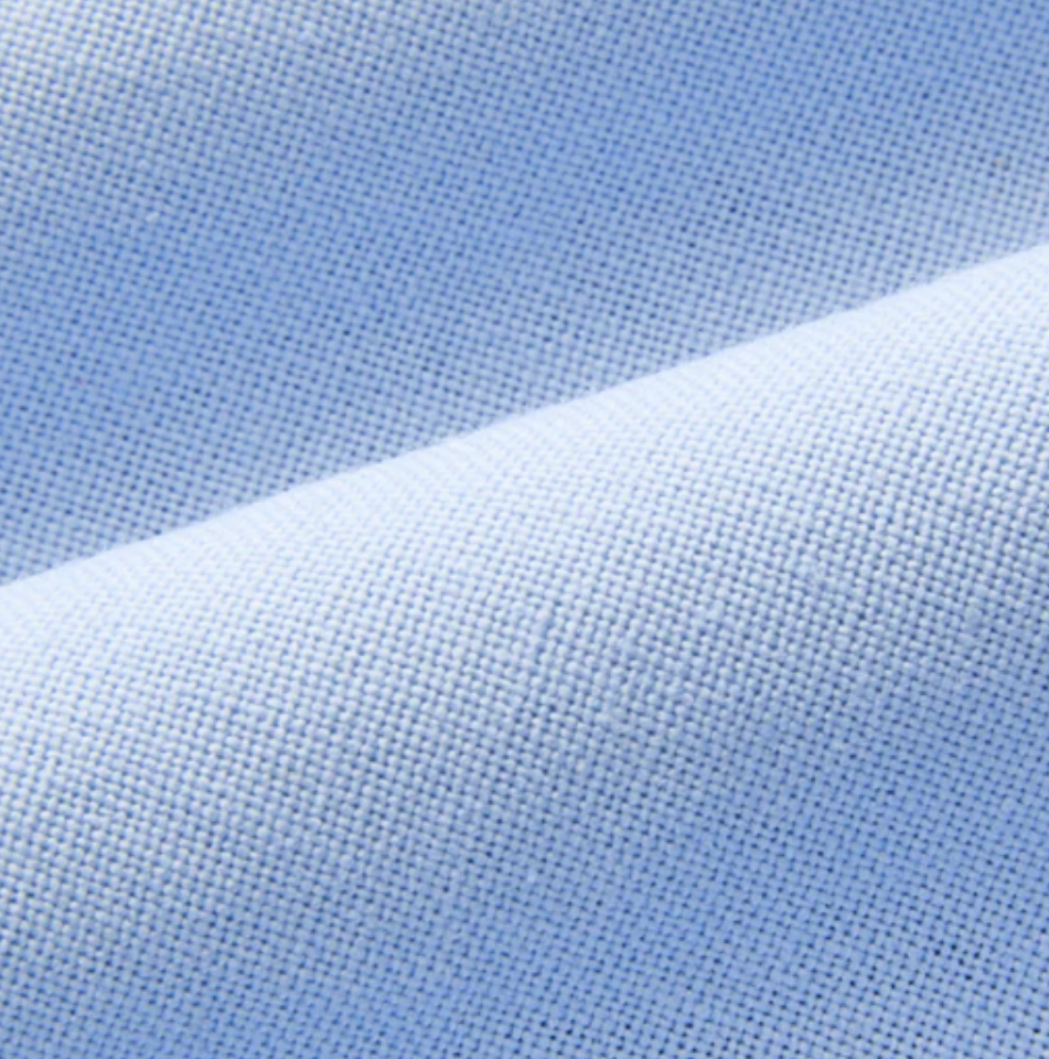 Blue Cotton Top & Shorts Set – L’LUXE Matching Sets