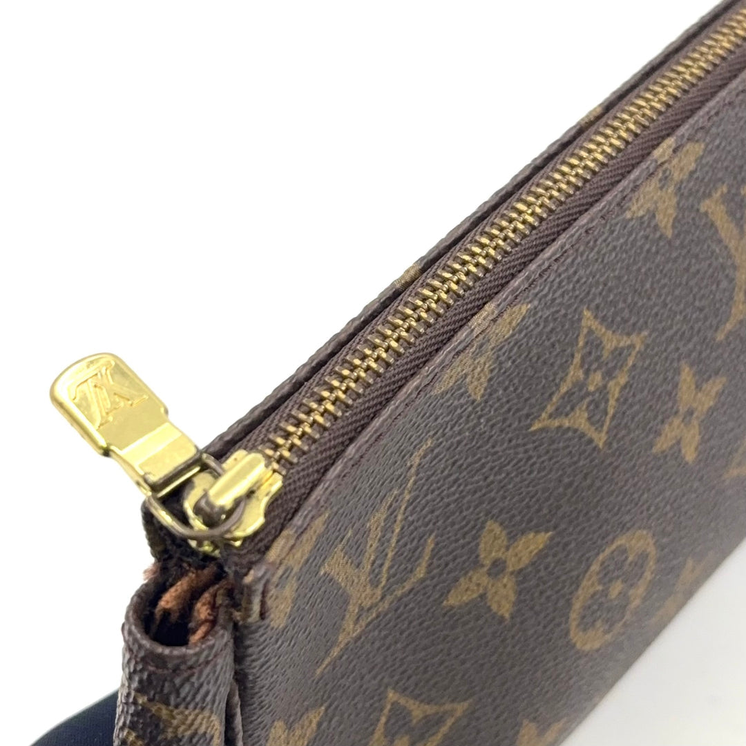 Louis Vuitton Pochette Accessoires Monogram Canvas Brown – Previously Owned Good Condition | L’LUXE Authentic’s