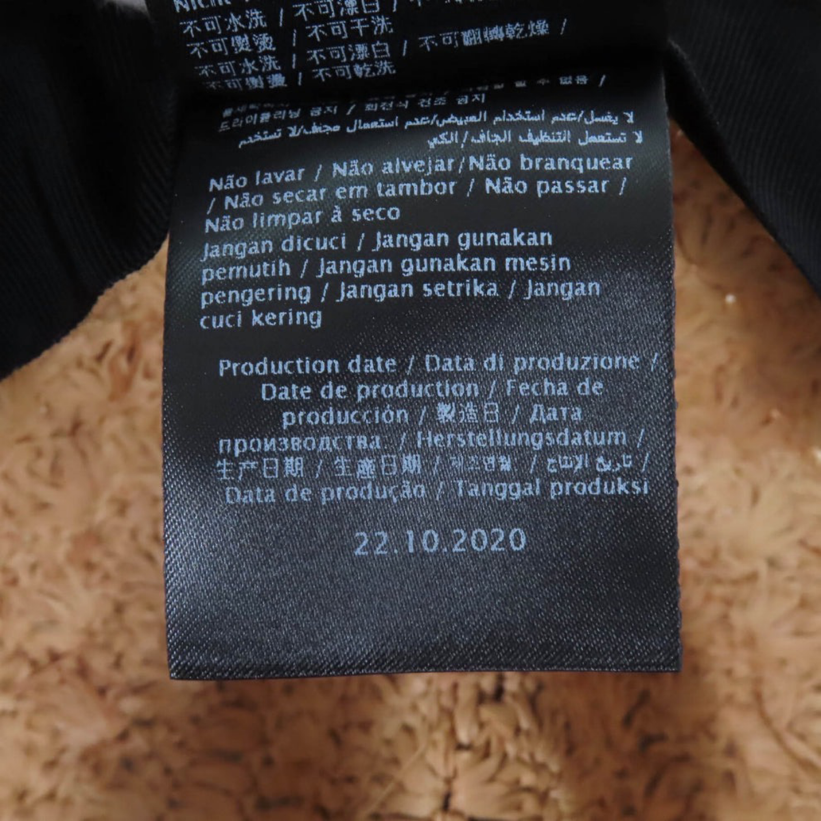 Valentino x Borsalino Straw Panama Hat Natural - Embroidered Logo Previously Owned Pristine Authentic
