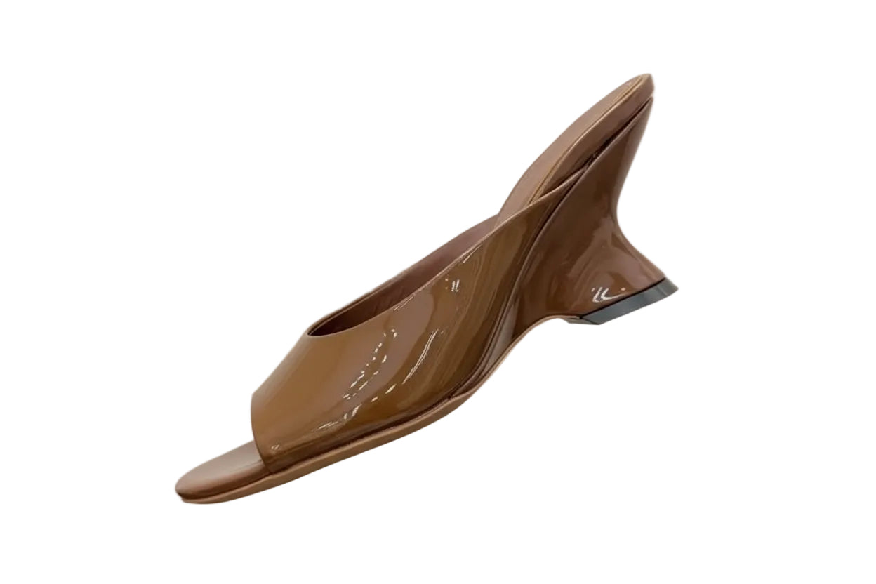 Heeled Slip on Mules