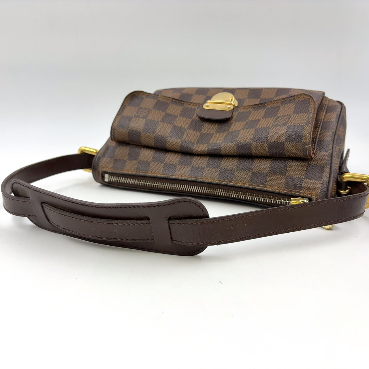 Louis Vuitton Ravello GM Damier Ebene Crossbody Shoulder Bag Previously Owned Very Good Condition | L’LUXE Authentic’s