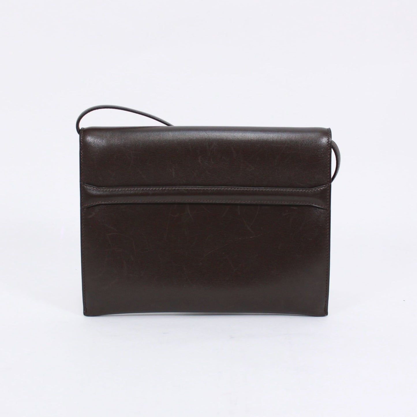 Hermès 2WAY Havana Clutch Bag Box Calf Brown – Fair | L’LUXE Vintage