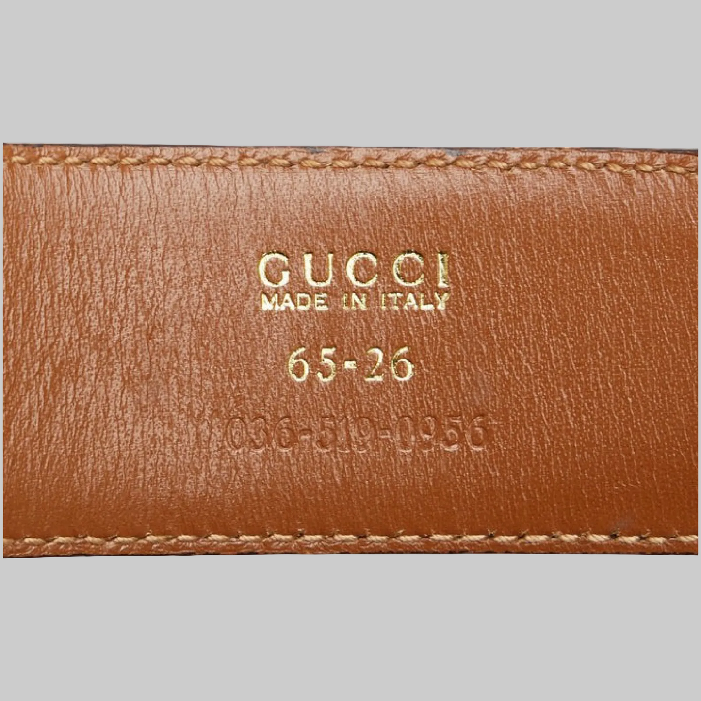 Gucci Black Leather Belt with Gold G Buckle – Ladies – Size 65 (26) Previously Owned | L’LUXE Authentic’s