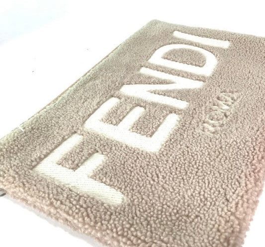 Fendi Mouton Logo Boa Clutch Pouch Beige Shearling – Previously Owned Very Good Condition | L’LUXE Authentic’s