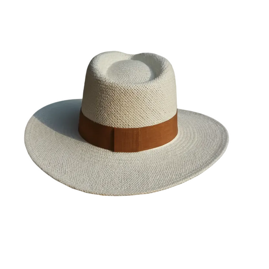 Luxury Woven Panama Straw Fedora | L’LUXE Hats
