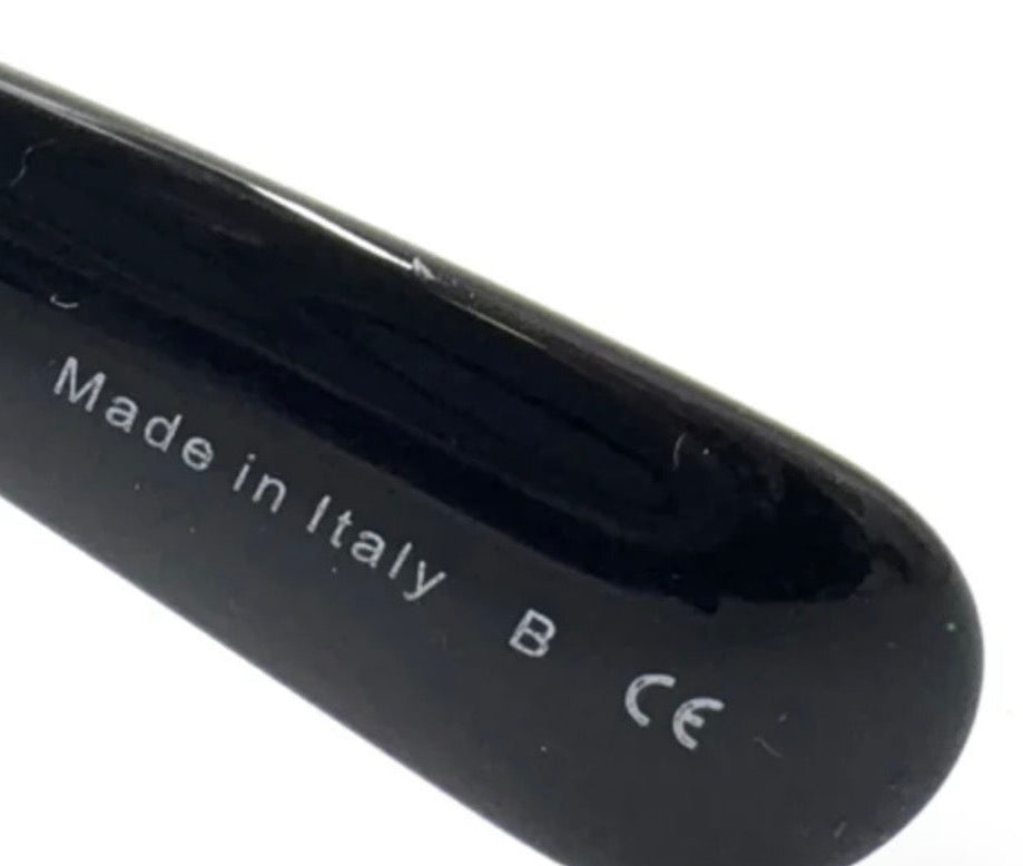 Prada Minimal Baroque Sunglasses Black Plastic Previously Owned Authentic