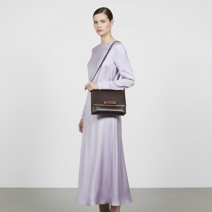 Hermès 2WAY Havana Clutch Bag Box Calf Brown – Fair | L’LUXE Vintage