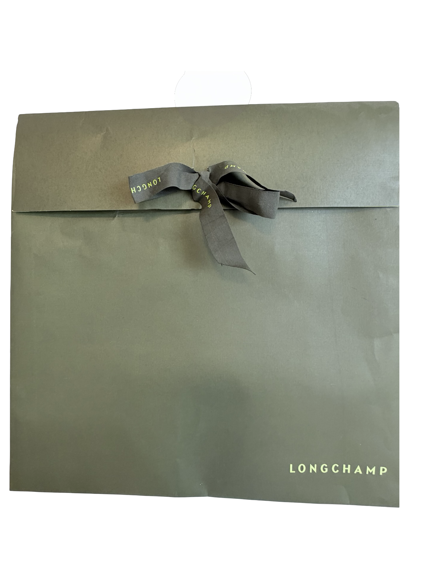 Longchamp Le Pliage Collection Large Basket Tote – Natural Authentic Previously Owned