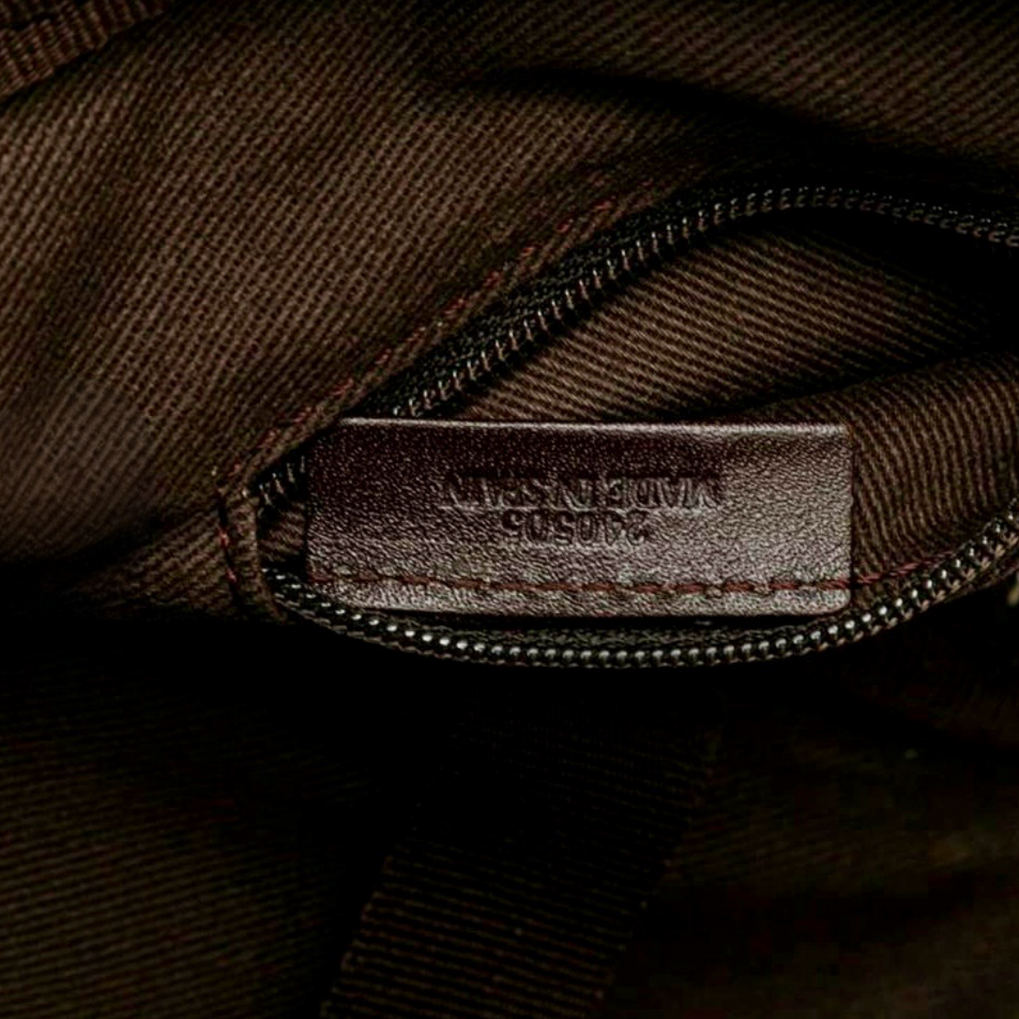 Loewe Anagram PVC Leather Clutch Pouch Black Brown – Good Condition | L’LUXE Authentic’s