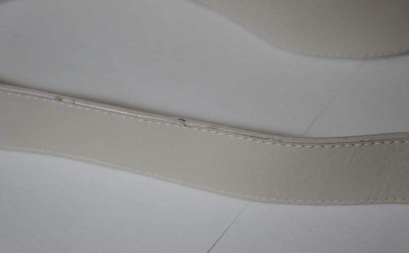 Louis Vuitton Steamer PM Monogram Leather White Previously Owned Authentic
