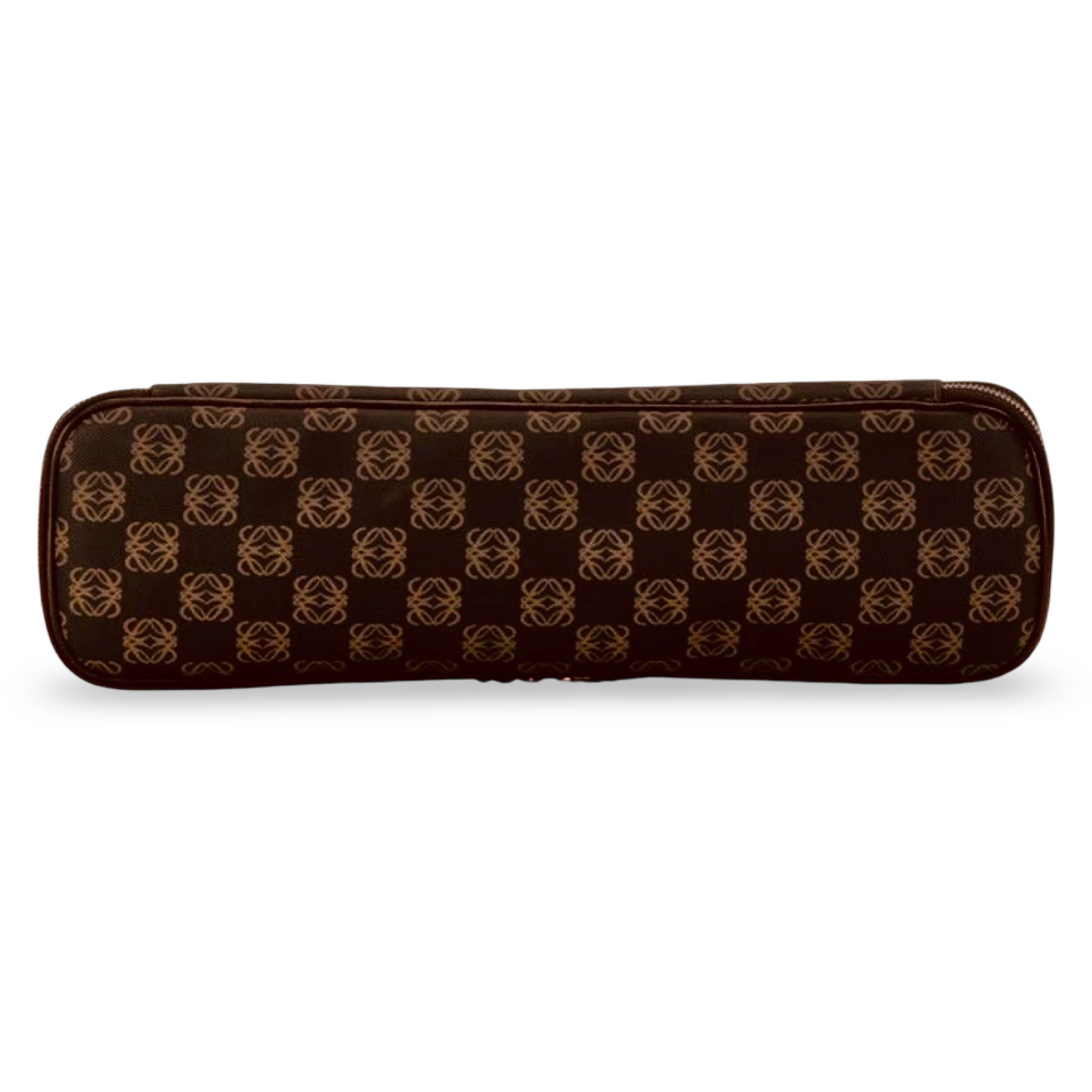 Loewe Anagram PVC Leather Clutch Pouch Black Brown – Good Condition | L’LUXE Authentic’s