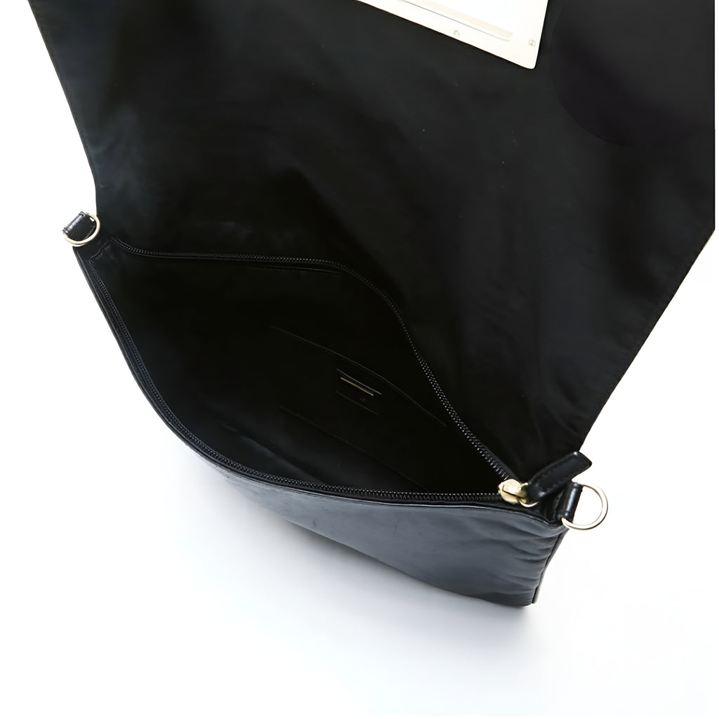 FENDI Bucket 2-Way Leather Clutch Shoulder Bag Authentic Previously Owned