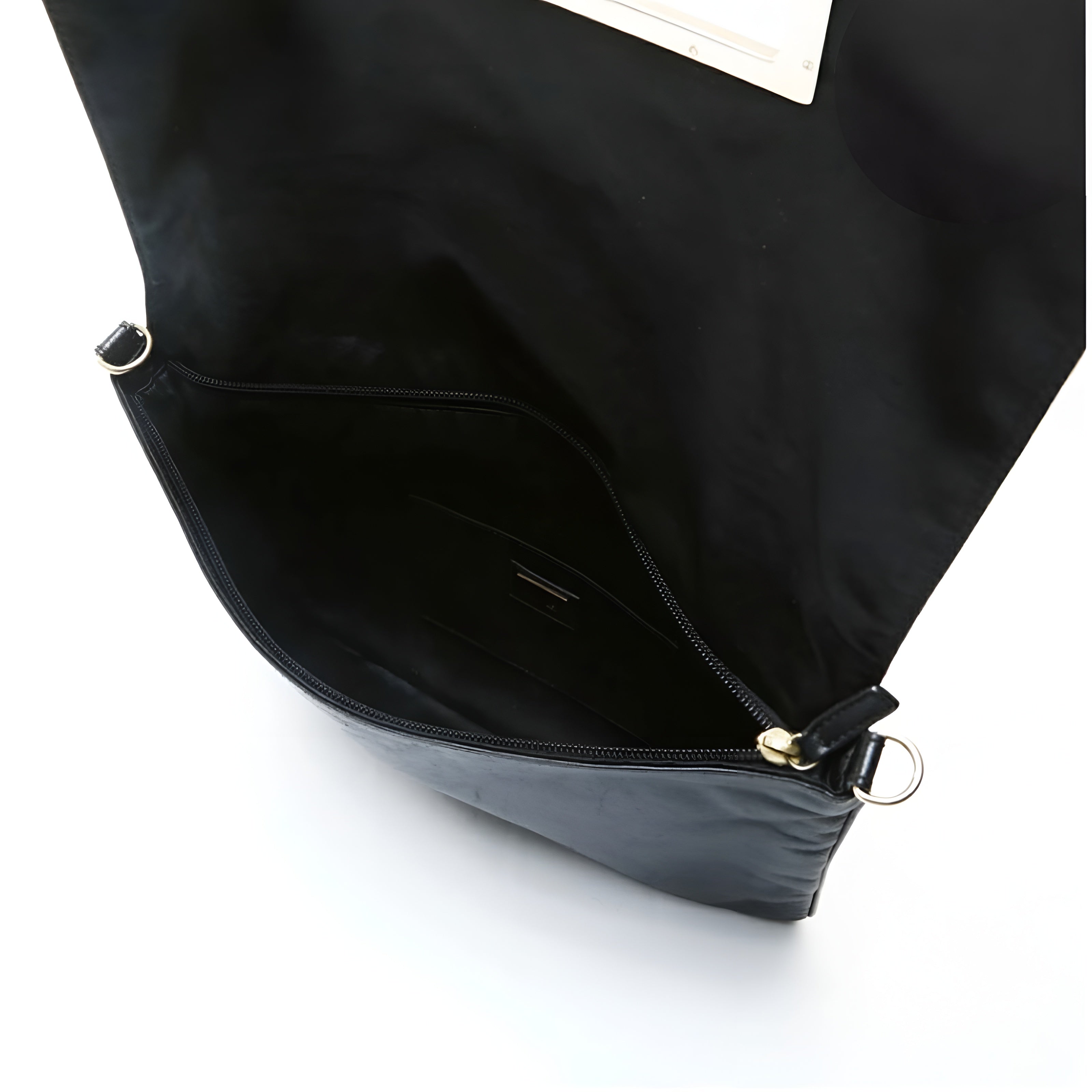 FENDI Bucket 2-Way Leather Clutch Shoulder Bag Authentic Previously Owned