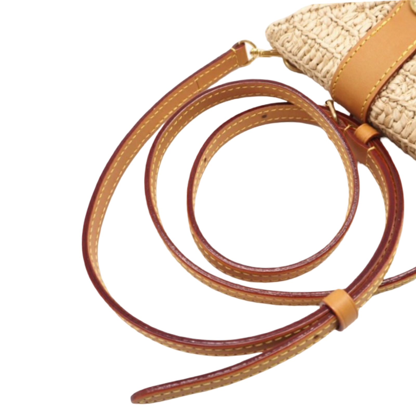 Louis Vuitton Envelope Pouch Raffia Bag Authentic Previously Owned