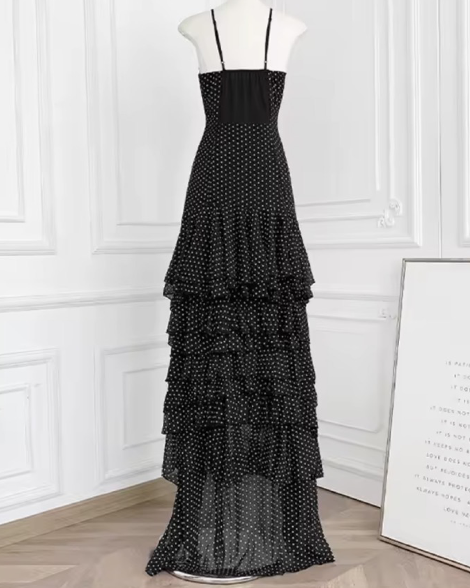 Zimm- Inspired Strapless Mermaid Maxi Dress Black – Slim Fit Floor-Length Backless Gown