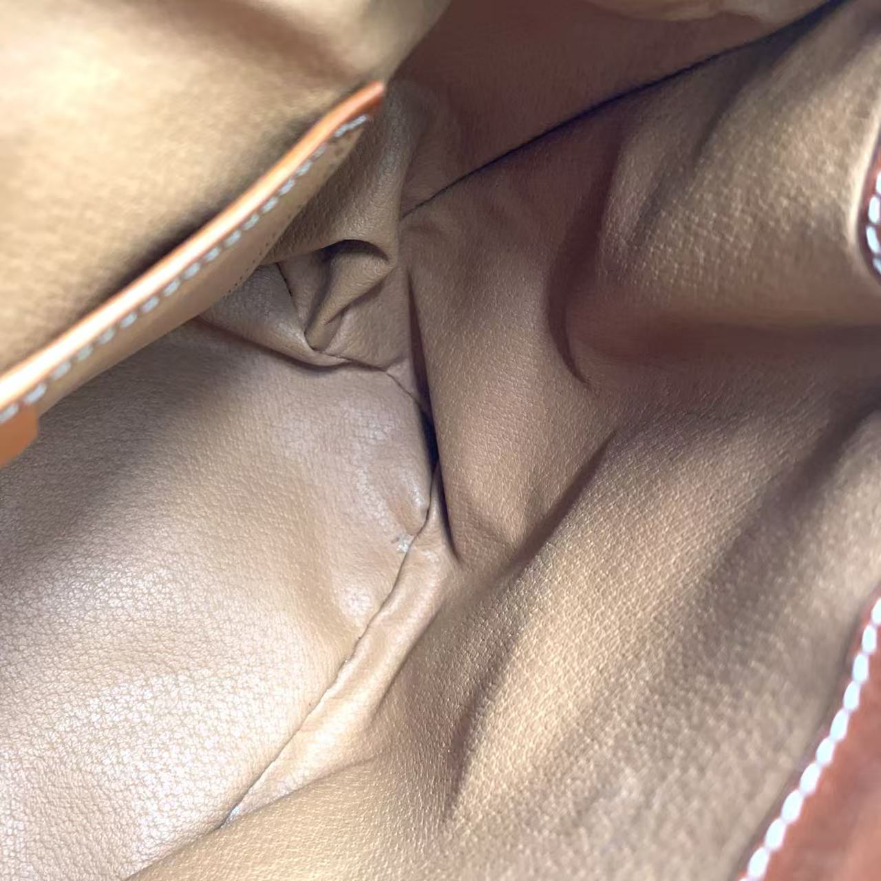 Celine Macadam Pattern Mini Rucksack PVC Leather Brown – Fair Condition | L’LUXE