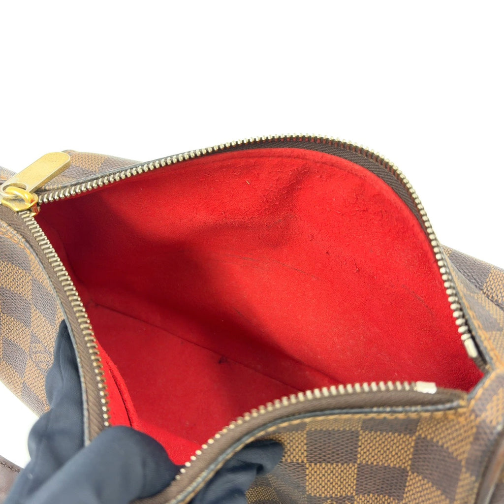 Louis Vuitton Ravello GM Damier Ebene Crossbody Shoulder Bag Previously Owned Authentic