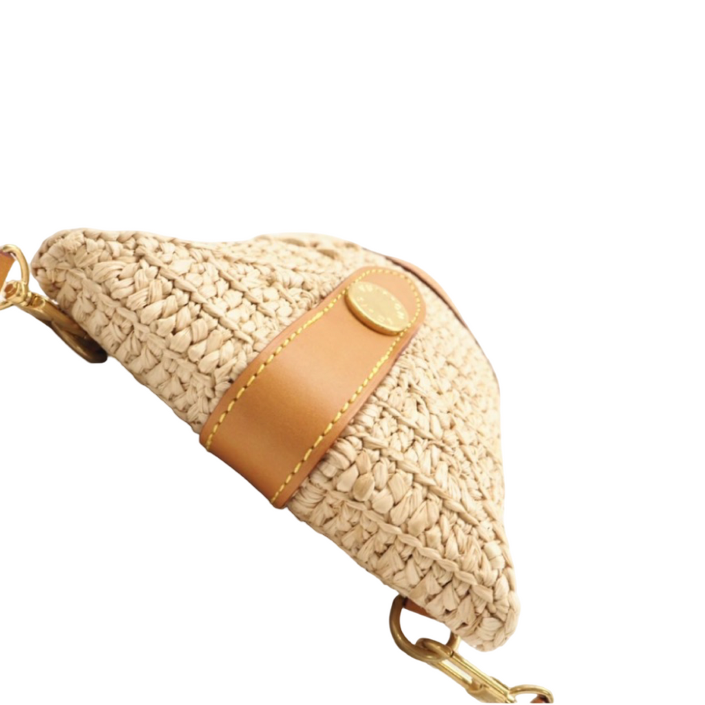Louis Vuitton Envelope Pouch Raffia Bag Authentic Previously Owned
