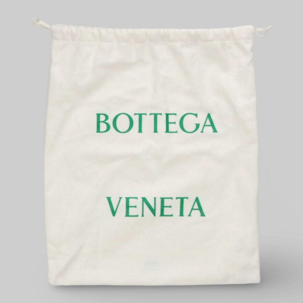 Bottega Veneta Candy Arco Maxi Intrecciato 2-Way Shoulder Bag Black White Excellent Previously Owned Authentic
