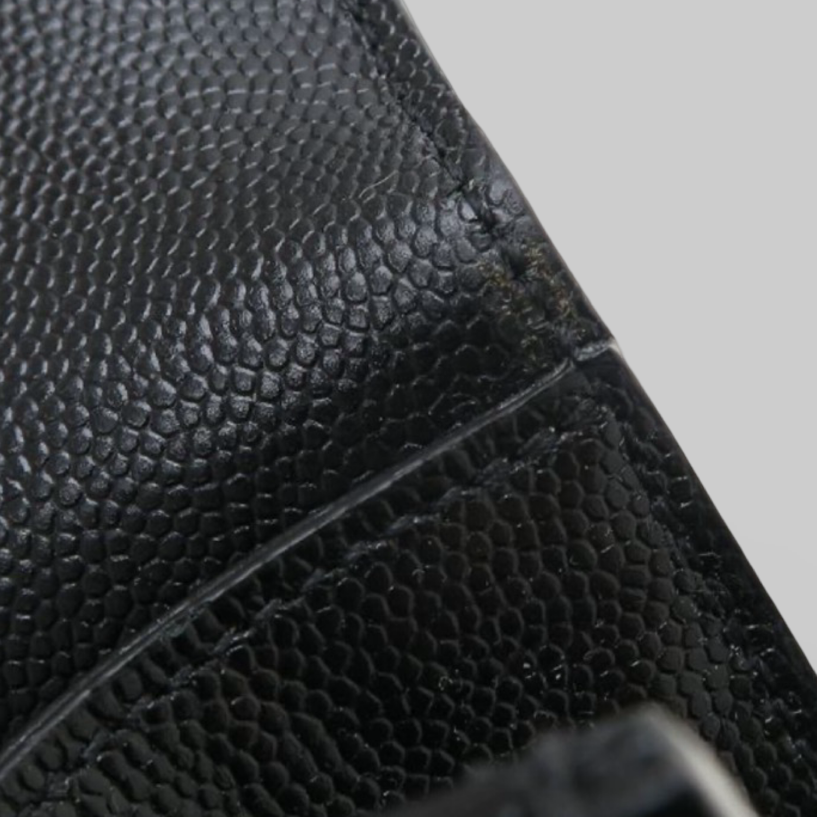 Saint Laurent Paris Clutch Bag Black Leather Previously Owned Authentic
