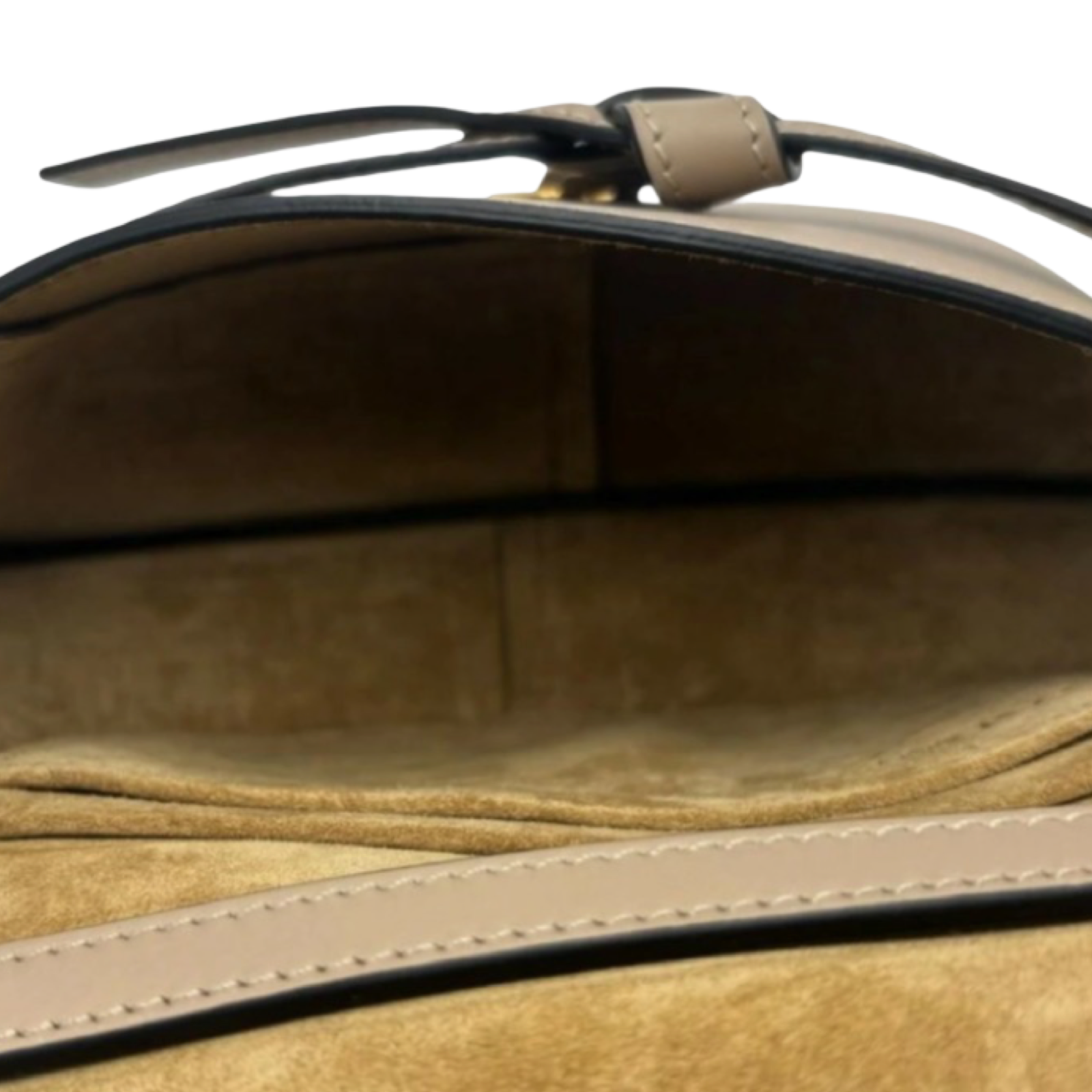 LOEWE Gate Dual Mini Beige Leather Bag Previously Loved Authentic