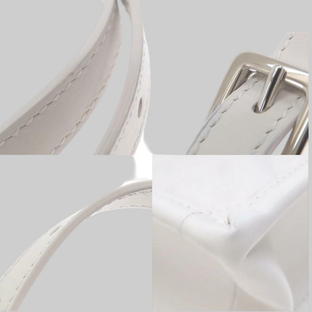Dior Lady Dior Calf Leather White Gallery Previously Owned Authentic