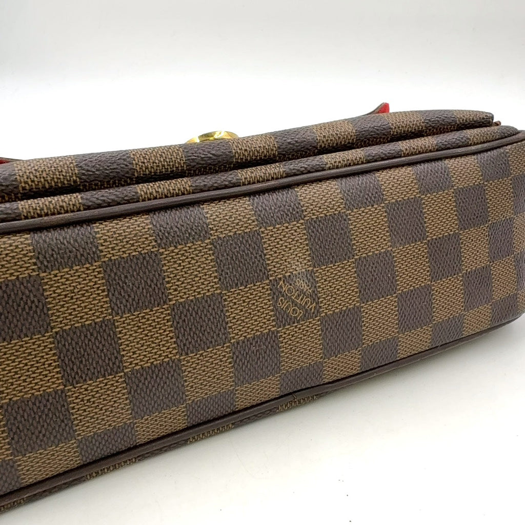 Louis Vuitton Ravello GM Damier Ebene Crossbody Shoulder Bag Previously Owned Authentic