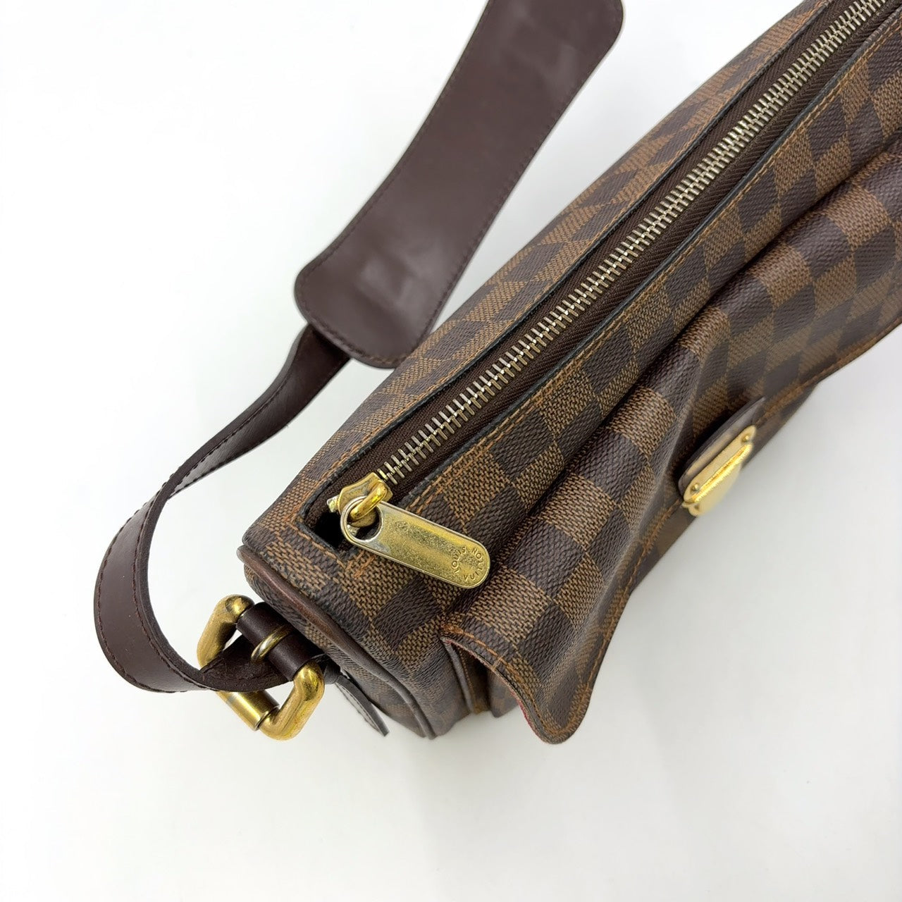 Louis Vuitton Ravello GM Damier Ebene Crossbody Shoulder Bag Previously Owned Very Good Condition | L’LUXE Authentic’s