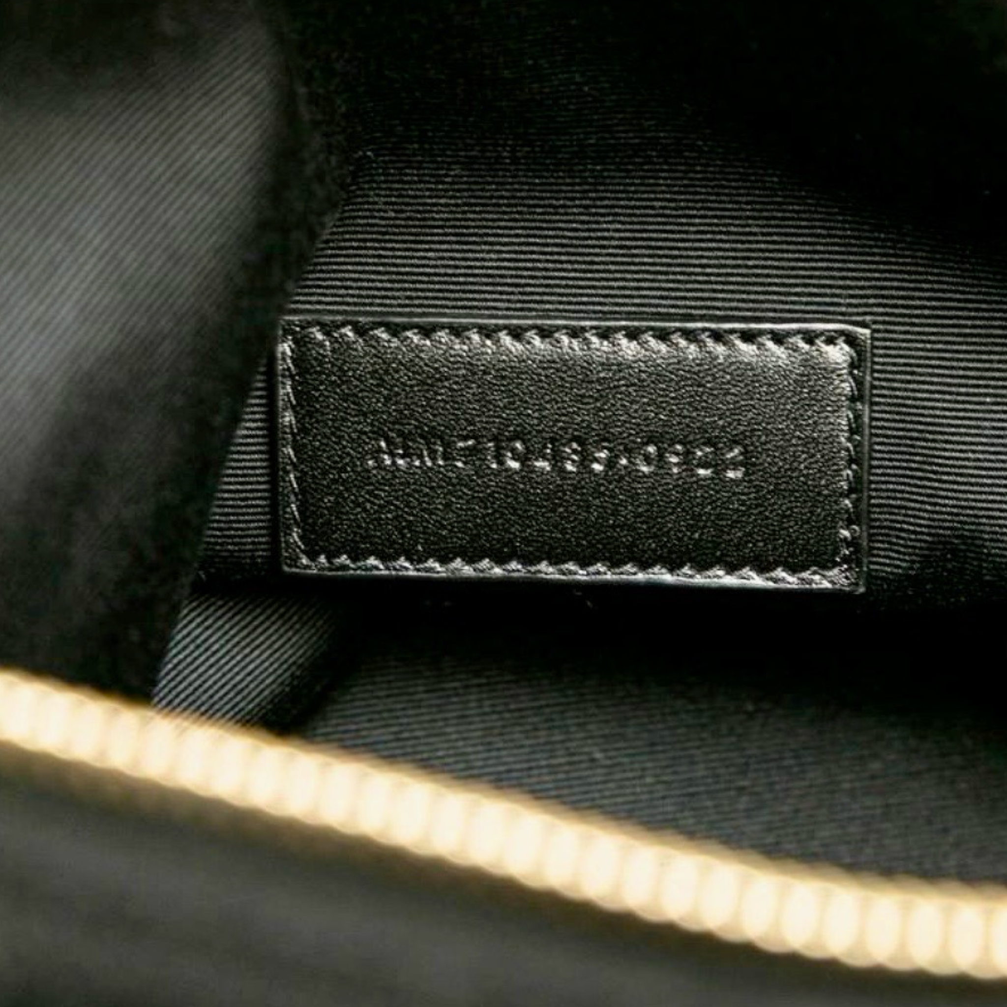 Saint Laurent Rive Gauche Wool Leather Clutch Pouch Black – Previously Owned Authentic