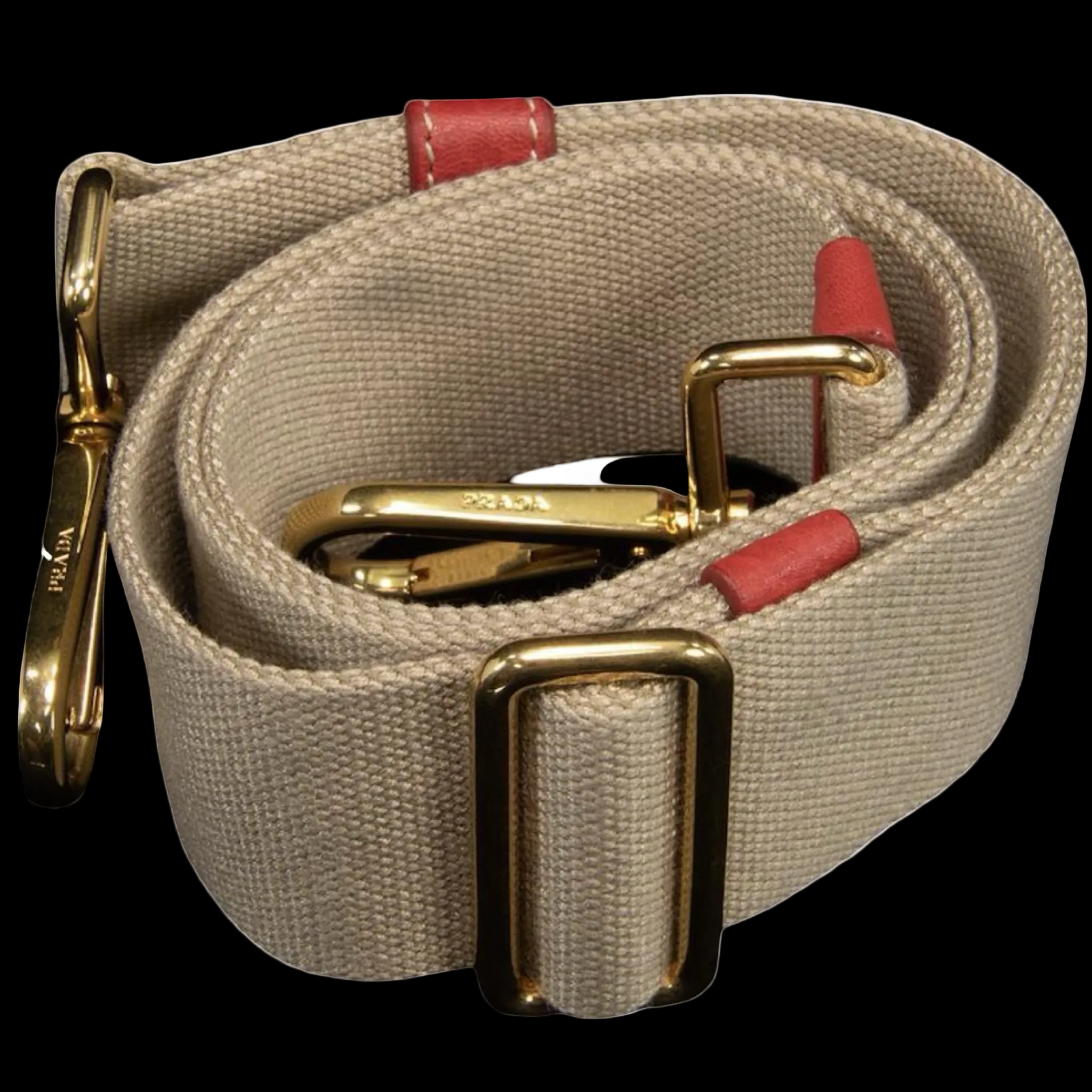 Prada Canapa Canvas Tote Bag Previously Owned Authentic