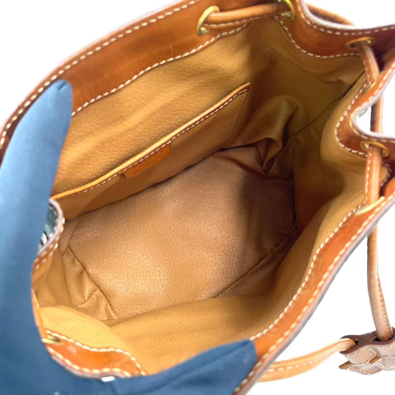 Celine Macadam Pattern Mini Rucksack PVC Leather Brown – Fair Condition | L’LUXE