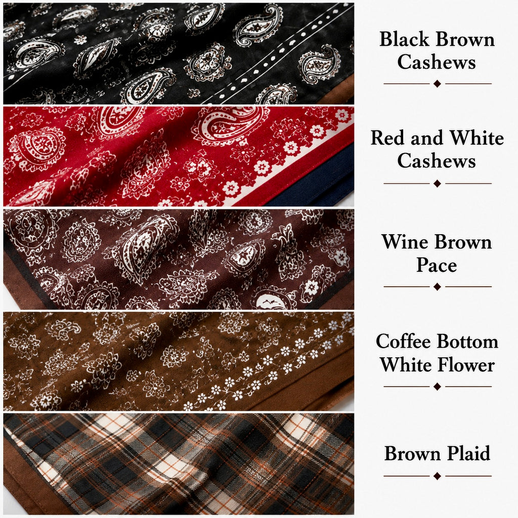 Vintage Paisley Triangle Scarf – Lightweight Layering Accessory