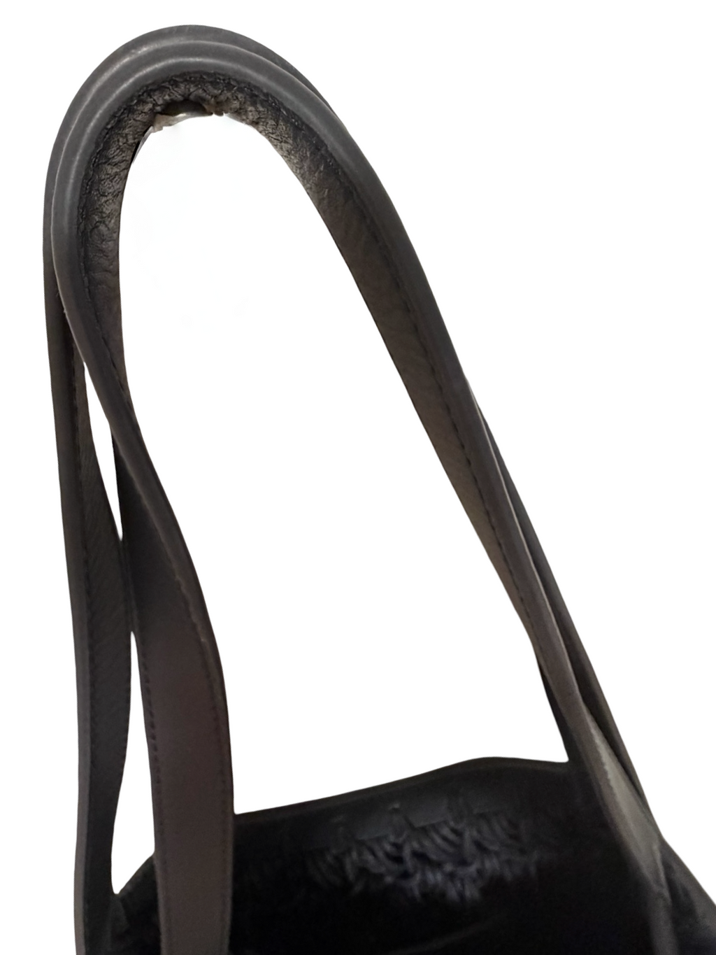 JW Anderson Fringe Popcorn Crochet Shopper Tote Bag – Navy -Authentic- Previously Owned