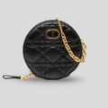 Dior Cannage Chain Mini Shoulder Bag Authentic Previously Owned