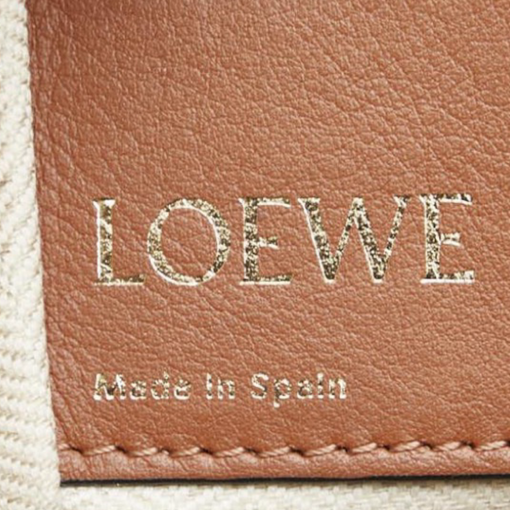Loewe Hammock Small Repeat Anagram Canvas & Leather 2-Way Bag – Authentic Previously Owned