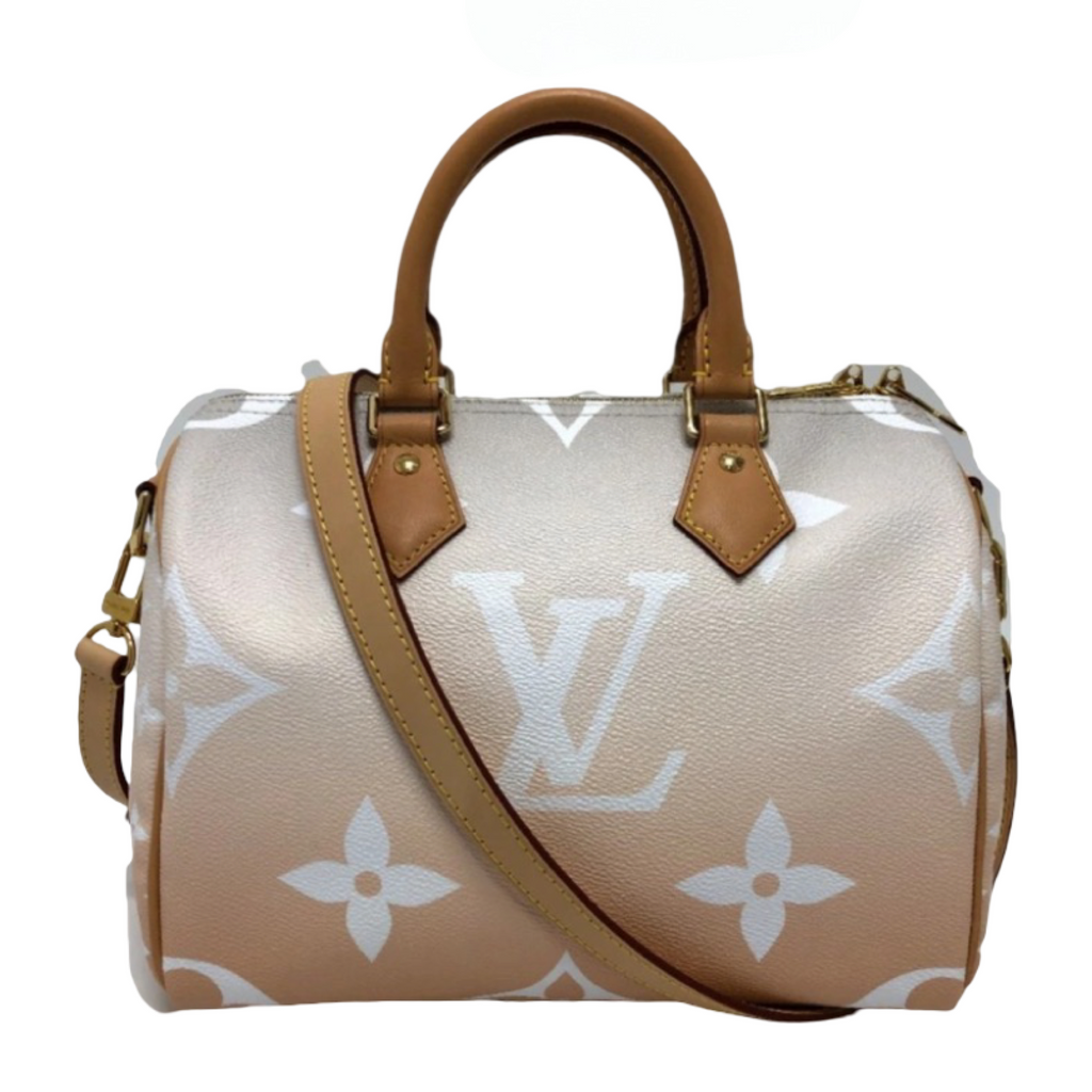 LOUIS VUITTON Speedy Bandoulière 25 Monogram Giant Gradient Pink Authentic Previously Owned