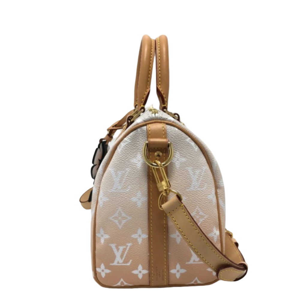 LOUIS VUITTON Speedy Bandoulière 25 Monogram Giant Gradient Pink Authentic Previously Owned