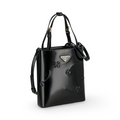 Prada Spazzolato Leather Handbag Black – Previously Owned Authentic