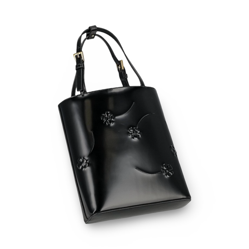 Prada Spazzolato Leather Handbag Black – Previously Owned Authentic
