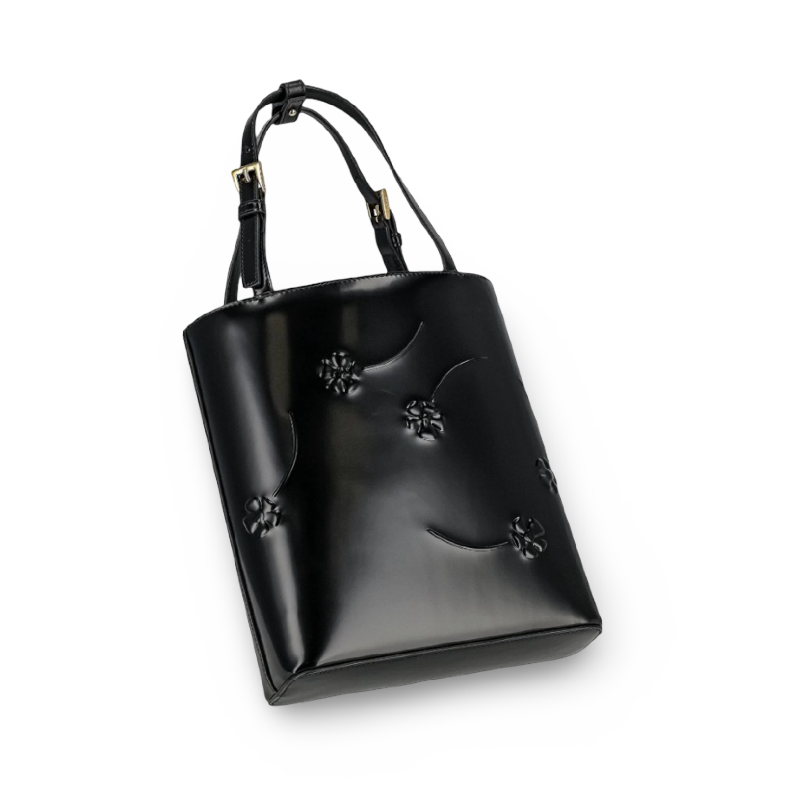 Prada Spazzolato Leather Handbag Black – Previously Owned Authentic