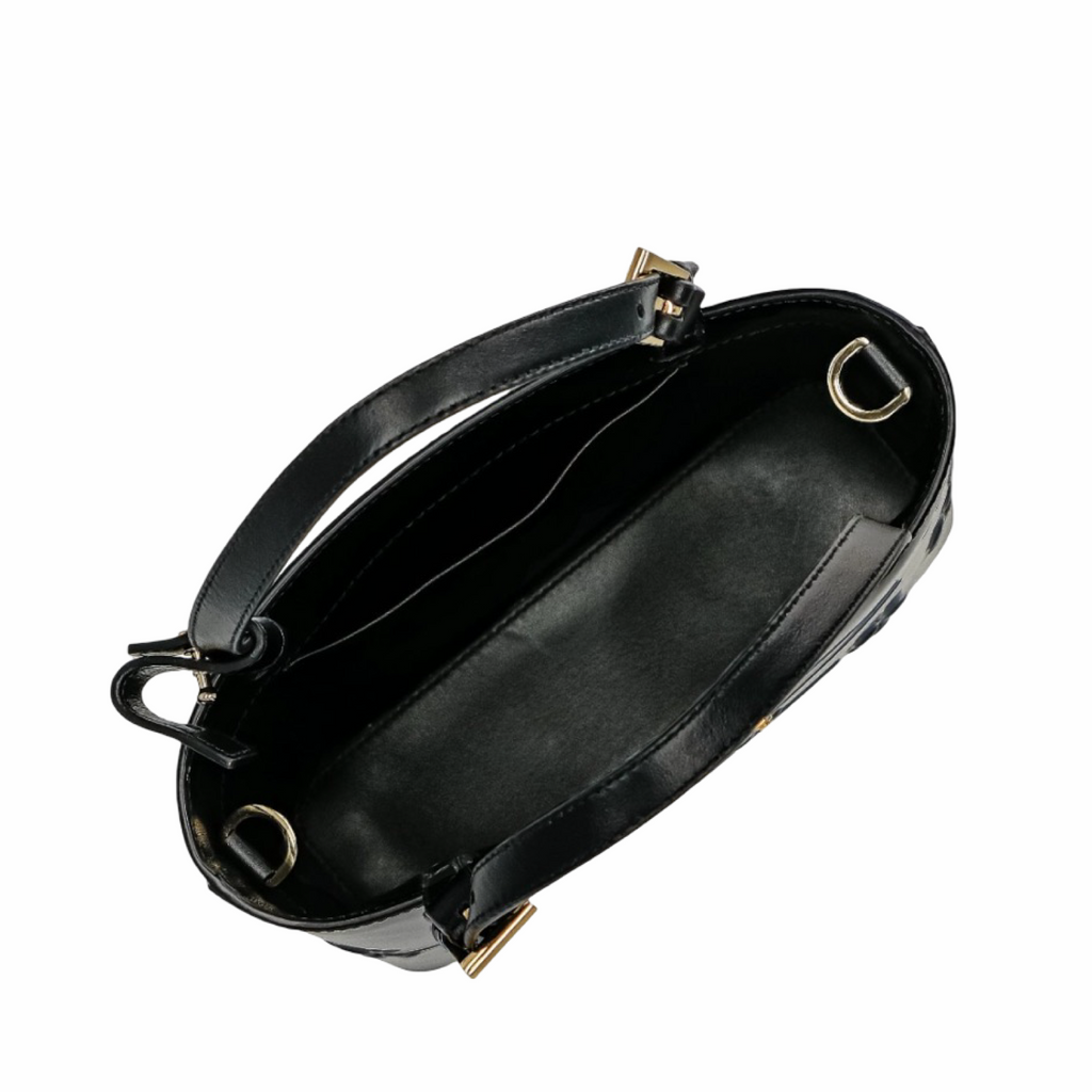 Prada Spazzolato Leather Handbag Black – Previously Owned Authentic