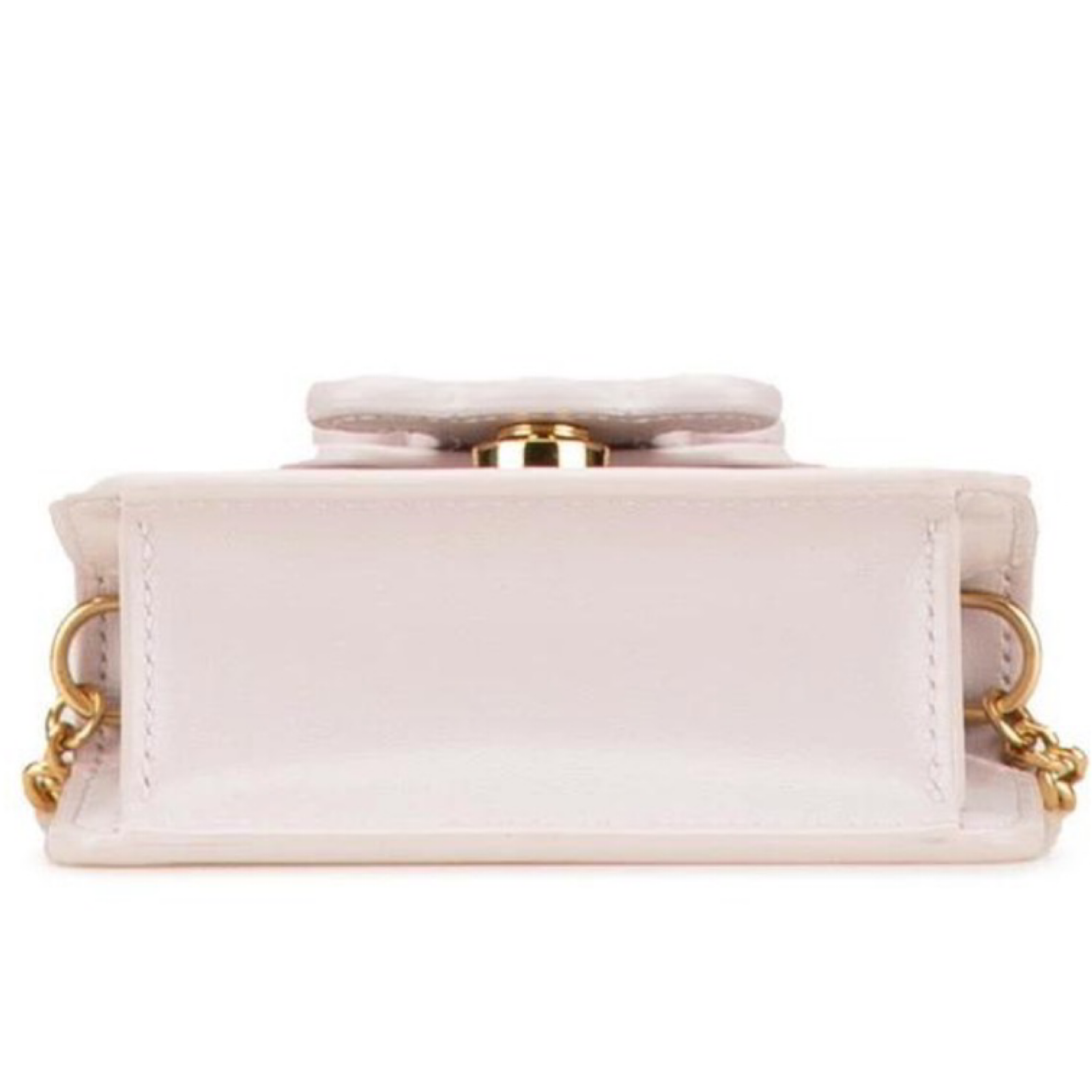 CELINE Triomphe Chain Shoulder Bag Pink Leather Authentic Previously Owned