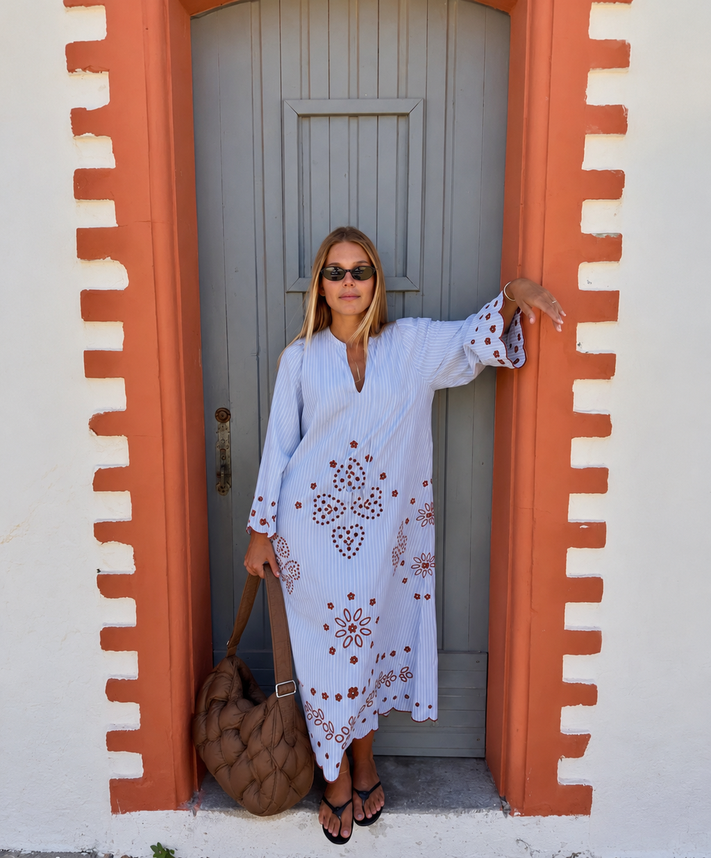 Padded Woven Shoulder & Crossbody Bag