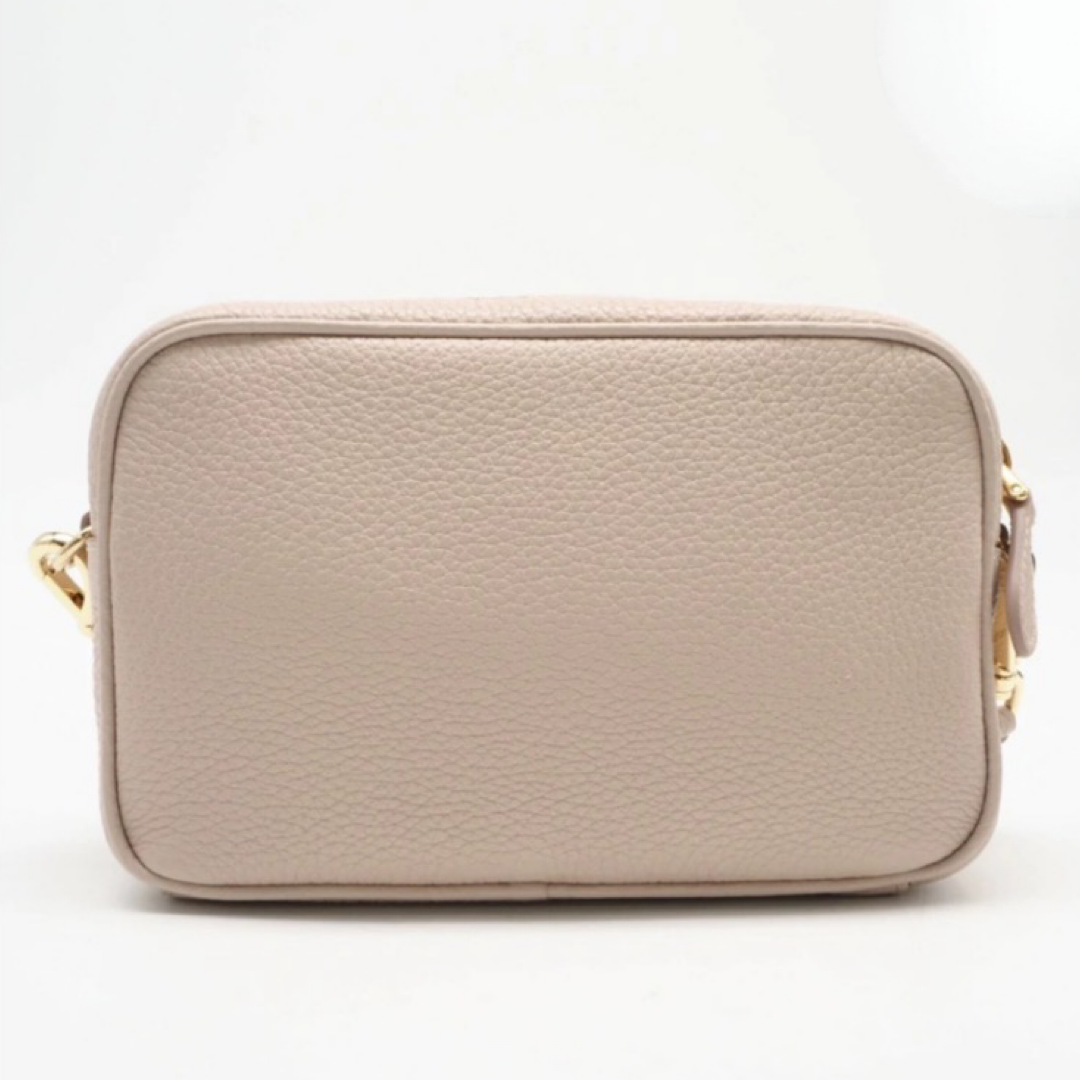 PRADA – Leather Mini Bag Crossbody – Pink Beige – RFID Chip – 100% Authentic Previously Owned
