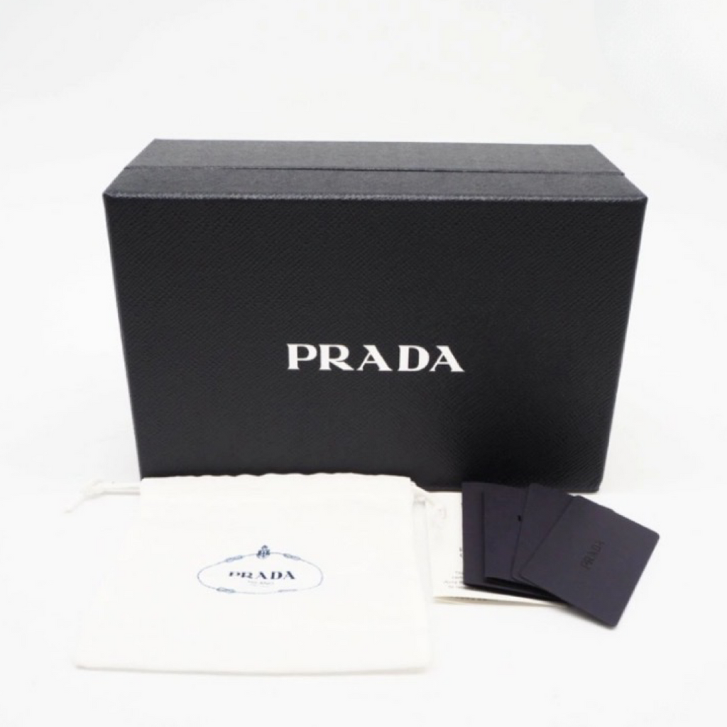 PRADA – Leather Mini Bag Crossbody – Pink Beige – RFID Chip – 100% Authentic Previously Owned