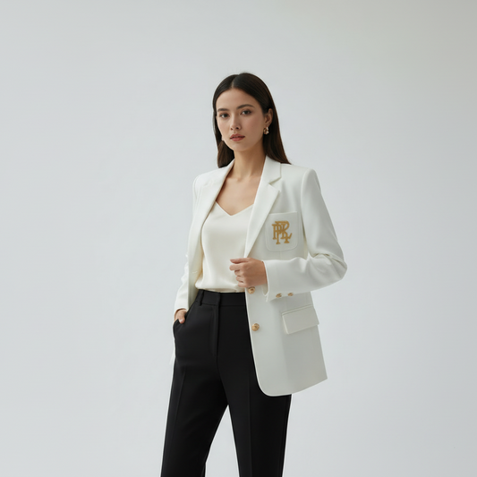 Tailored Fit Crest Blazer| Curve | L’LUXE Blazers
