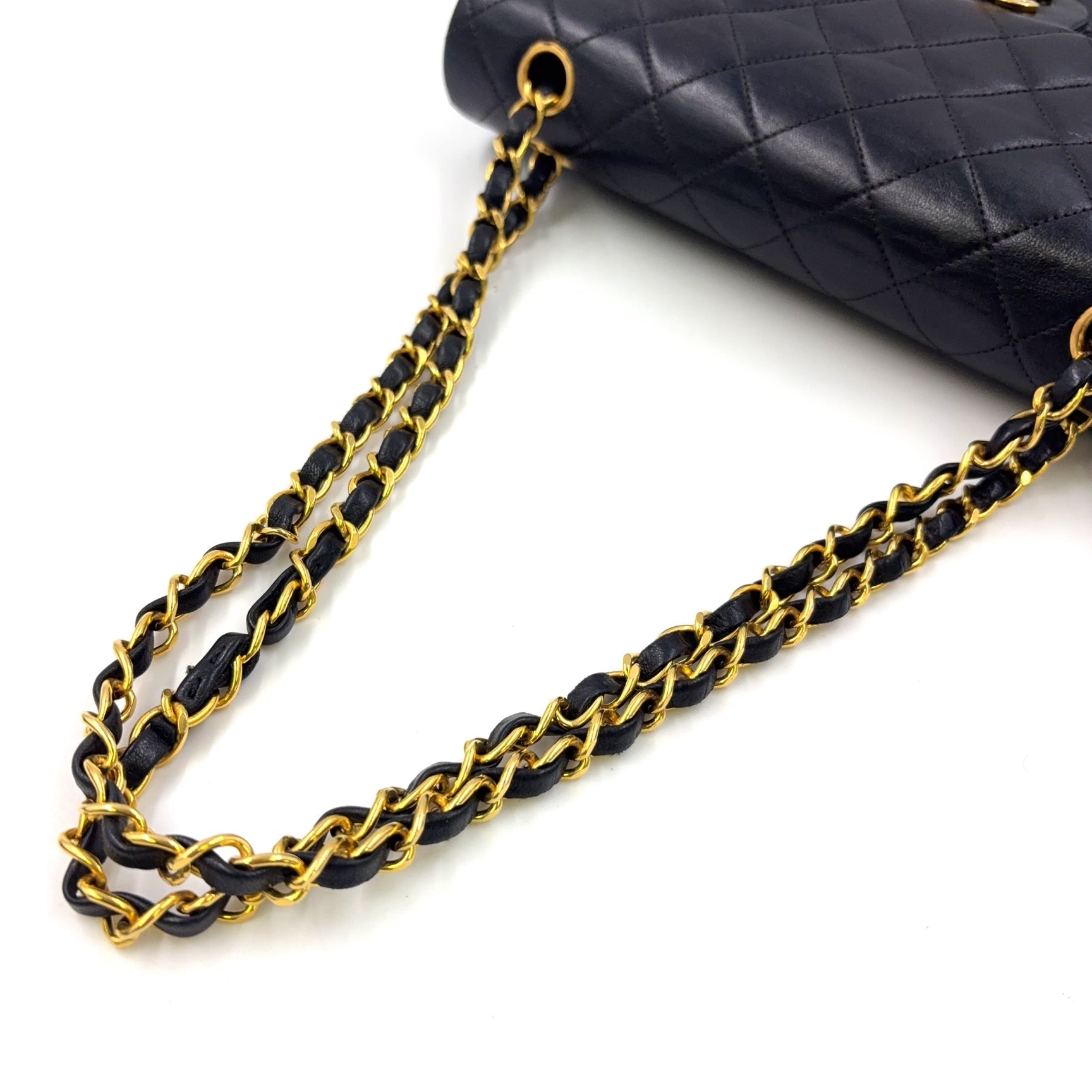 Chanel Classic Flap Medium Quilted Lambskin Previously Owned Authentic